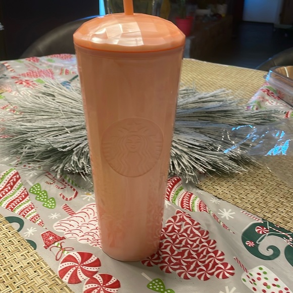 Starbucks Other - STARBUCKS PINK MARBLE DOME Tumbler